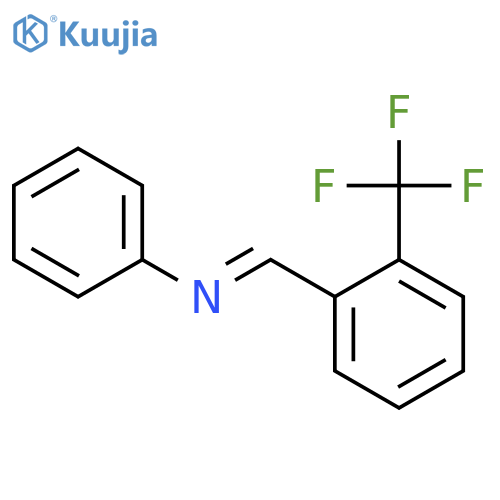 (E)-N-Phenyl-1-[2-(trifluoromethyl)phenyl]methanimine structure