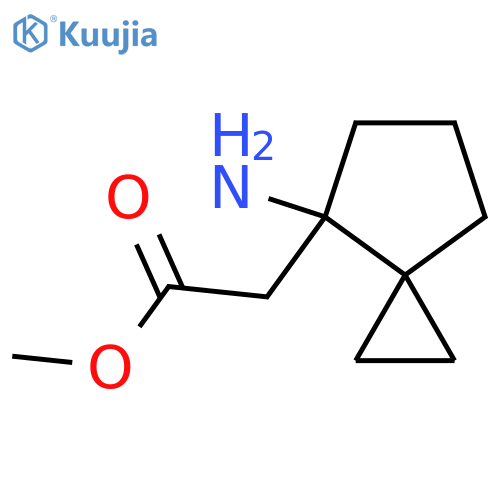 methyl 2-{4-aminospiro2.4heptan-4-yl}acetate structure
