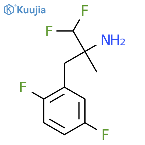 3-(2,5-difluorophenyl)-1,1-difluoro-2-methylpropan-2-amine structure
