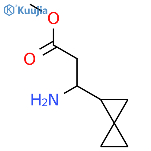 methyl 3-amino-3-{spiro2.2pentan-1-yl}propanoate structure