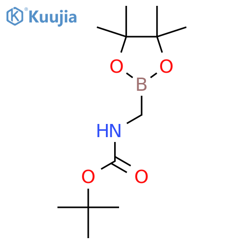 N-BOC-Aminomethylboronic acid pinacol ester structure