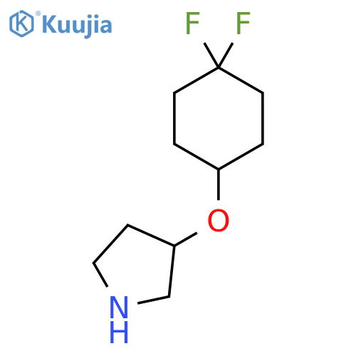 3-(4,4-difluorocyclohexyl)oxypyrrolidine structure