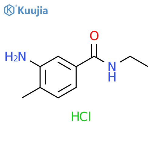 3-amino-N-ethyl-4-methylbenzamide hydrochloride structure