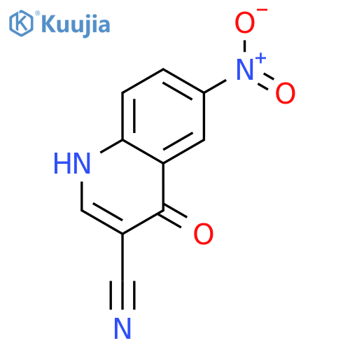 6-nitro-4-oxo-1,4-dihydroquinoline-3-carbonitrile structure