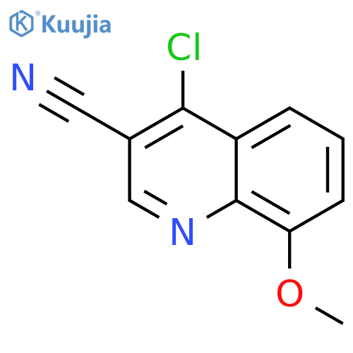 4-Chloro-8-methoxyquinoline-3-carbonitrile structure