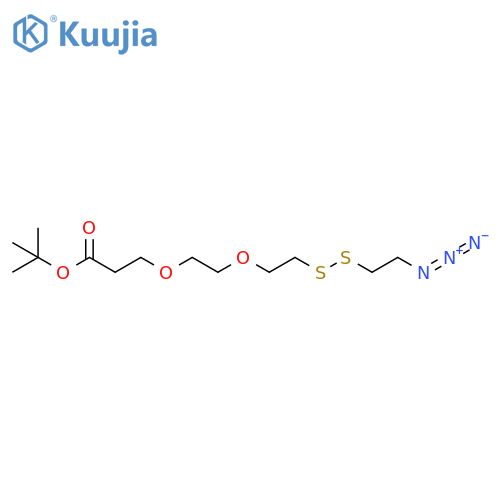 Azidoethyl-PEG2-t-Butyl ester structure