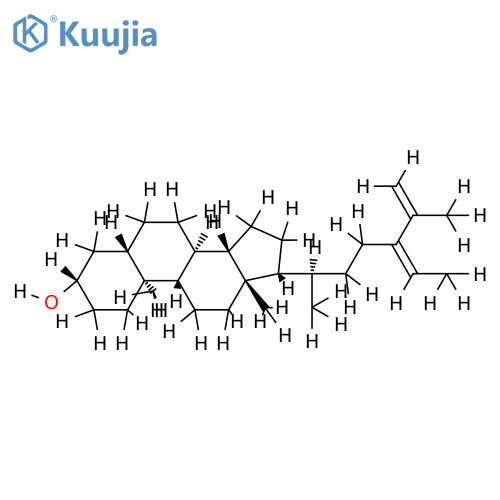 24-ethyl-5alpha-cholesta-24(28)Z,25-dien-3beta-ol structure