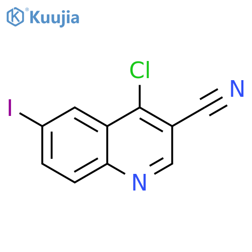 4-Chloro-6-iodoquinoline-3-carbonitrile structure