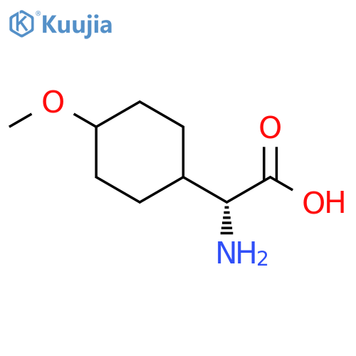 (2R)-2-amino-2-(4-methoxycyclohexyl)acetic acid structure