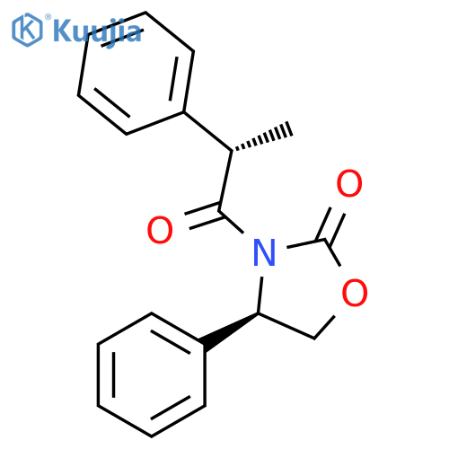 2-Oxazolidinone, 3-[(2S)-1-oxo-2-phenylpropyl]-4-phenyl-, (4R)- structure