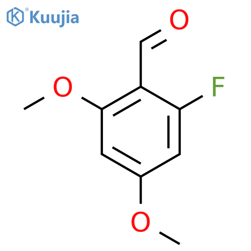 2-Fluoro-4,6-dimethoxybenzaldehyde structure