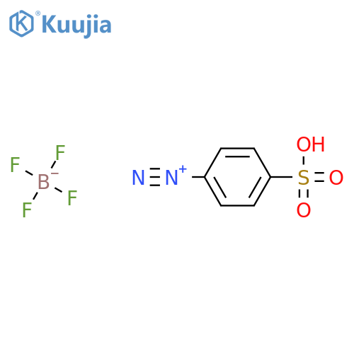 4-(Diazonium)benzenesulfonic Acid, Fluoroborate Salt structure