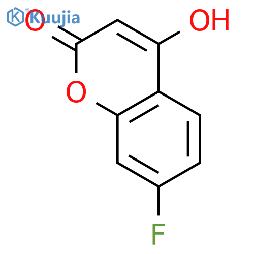 7-fluoro-4-hydroxy-2H-chromen-2-one structure