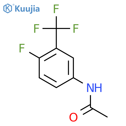 Acetamide, N-[4-fluoro-3-(trifluoromethyl)phenyl]- structure