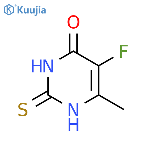 5-fluoro-2-mercapto-6-methylpyrimidin-4-ol structure
