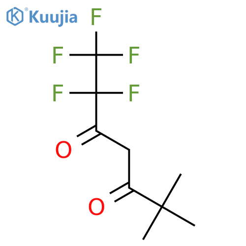 1,1,1,2,2-Pentafluoro-6,6-dimethyl-3,5-heptanedione structure