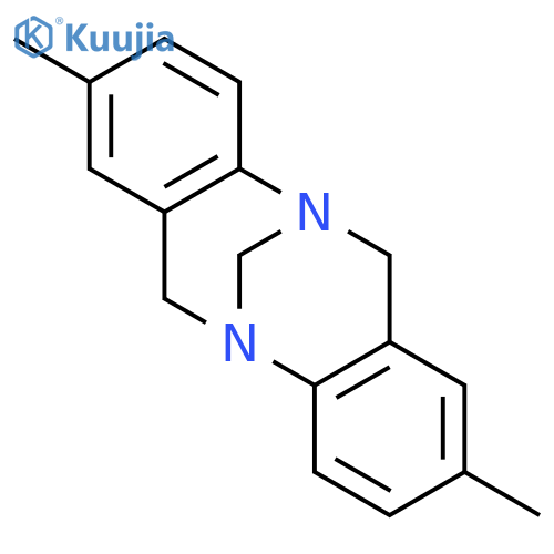 6H,12H-5,11-Methanodibenzo[b,f][1,5]diazocine,2,8-dimethyl-, (5S,11S)- structure