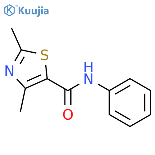 5-Thiazolecarboxamide,2,4-dimethyl-N-phenyl- structure