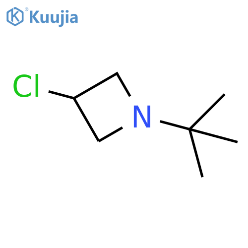 Azetidine, 3-chloro-1-(1,1-dimethylethyl)- structure