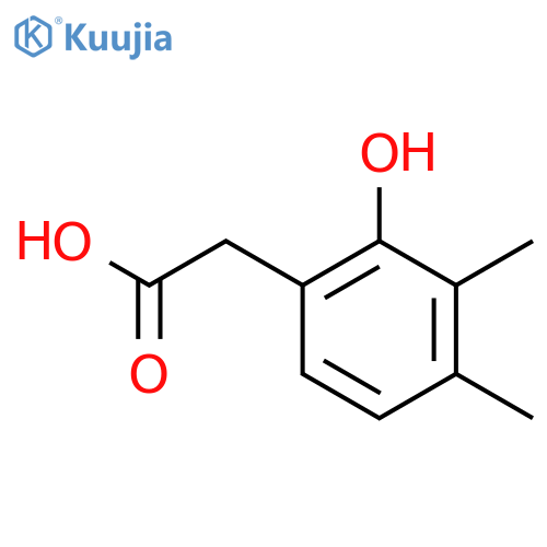 3,4-Dimethyl-2-hydroxyphenylacetic acid structure