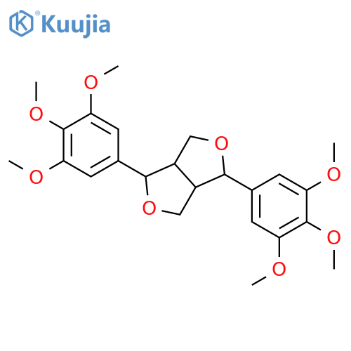 (1R,3aR,4R,6aR)-1,4-bis(3,4,5-trimethoxyphenyl)tetrahydro-1H,3H-furo[3,4-c]furan structure