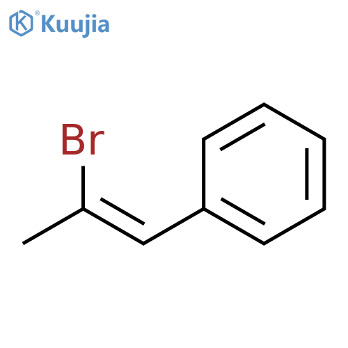 Benzene, [(1Z)-2-bromo-1-propenyl]- structure