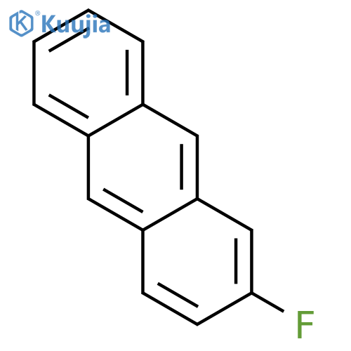 Anthracene, 2-fluoro- structure