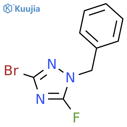 1H-1,2,4-Triazole,3-bromo-5-fluoro-1-(phenylmethyl)- structure