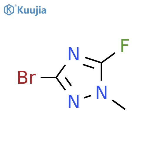 1H-1,2,4-Triazole, 3-bromo-5-fluoro-1-methyl- structure