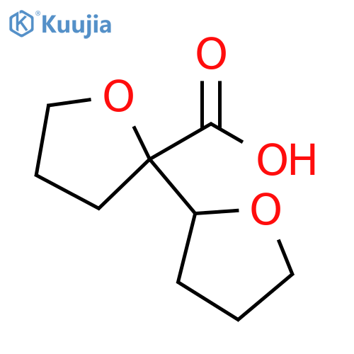 2-(oxolan-2-yl)oxolane-2-carboxylic acid structure