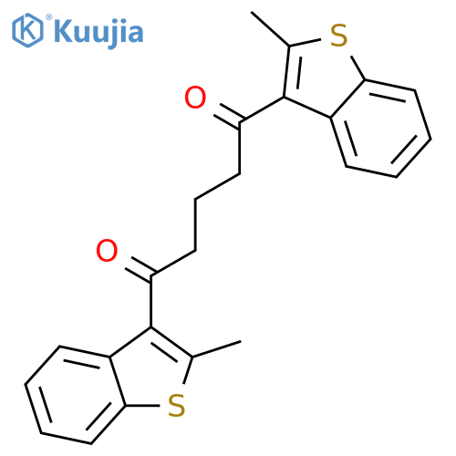 1,5-Pentanedione, 1,5-bis(2-methylbenzo[b]thien-3-yl)- structure