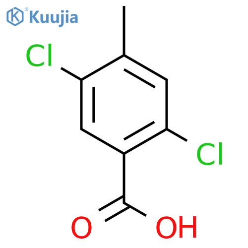 2,5-dichloro-4-methylbenzoic acid structure
