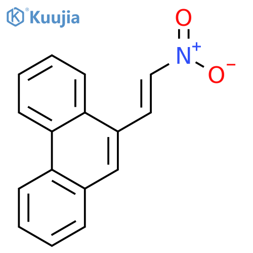 Phenanthrene,9-(2-nitroethenyl)- structure