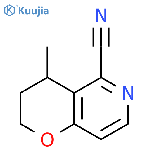 3,4-dihydro-4-methyl-2H-Pyrano[3,2-c]pyridine-5-carbonitrile structure