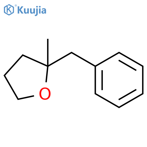 Furan, tetrahydro-2-methyl-2-(phenylmethyl)- structure