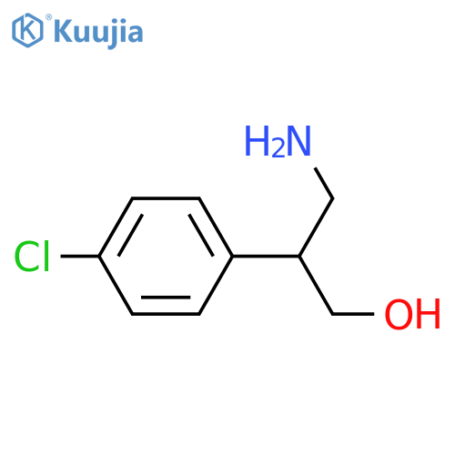 3-amino-2-(4-chlorophenyl)propan-1-ol structure