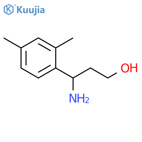 3-amino-3-(2,4-dimethylphenyl)propan-1-ol structure