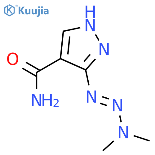 1H-Pyrazole-4-carboxamide,3-(3,3-dimethyl-1-triazen-1-yl)- structure