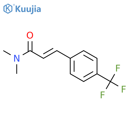 2-Propenamide, N,N-dimethyl-3-[4-(trifluoromethyl)phenyl]-, (E)- structure