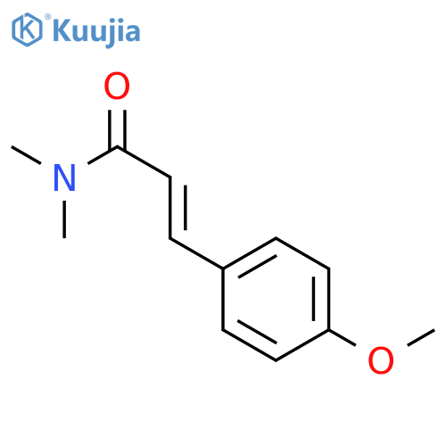 2-Propenamide, 3-(4-methoxyphenyl)-N,N-dimethyl-, (2E)- structure