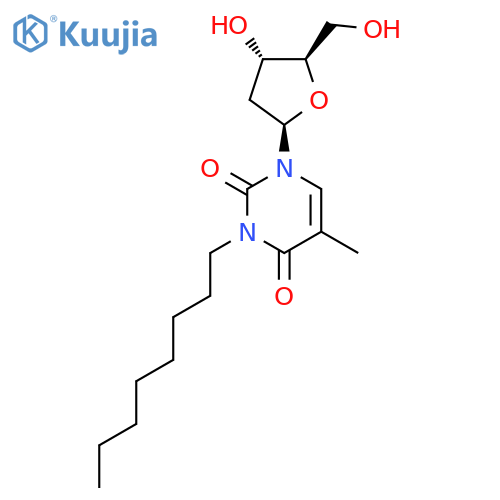 THYMIDINE, 3-OCTYL- structure