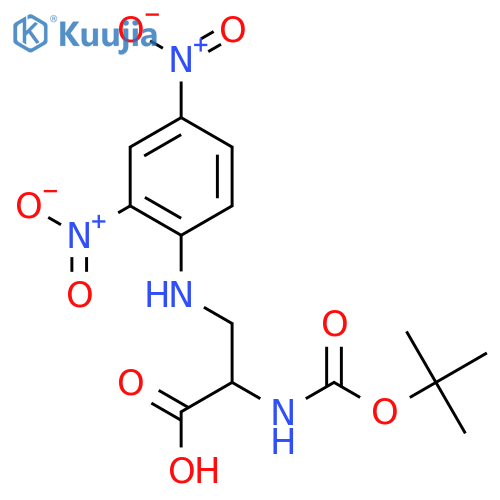 Boc-dap(dnp)-oh structure