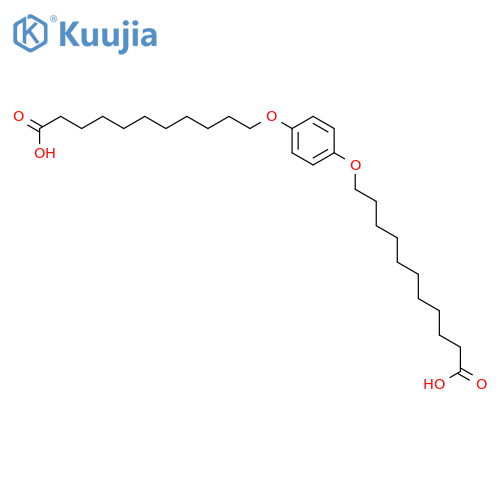 11,11'-[1,4-Phenylenebis(oxy)]diundecanoic acid structure