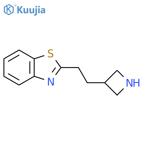 2-2-(azetidin-3-yl)ethyl-1,3-benzothiazole structure