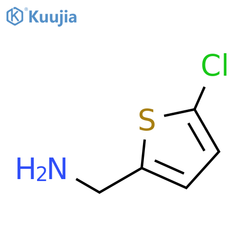 (5-chlorothiophen-2-yl)methanamine structure