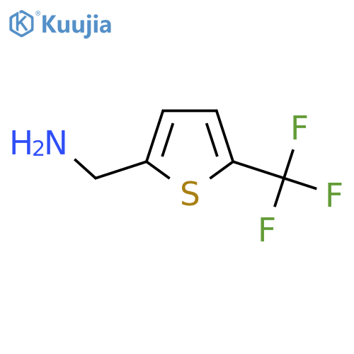 (5-(Trifluoromethyl)thiophen-2-yl)methanamine structure