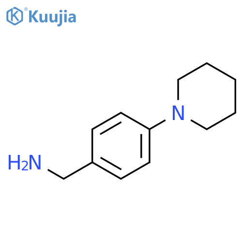 1-[4-(piperidin-1-yl)phenyl]methanamine structure