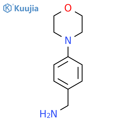 [4-(morpholin-4-yl)phenyl]methanamine structure