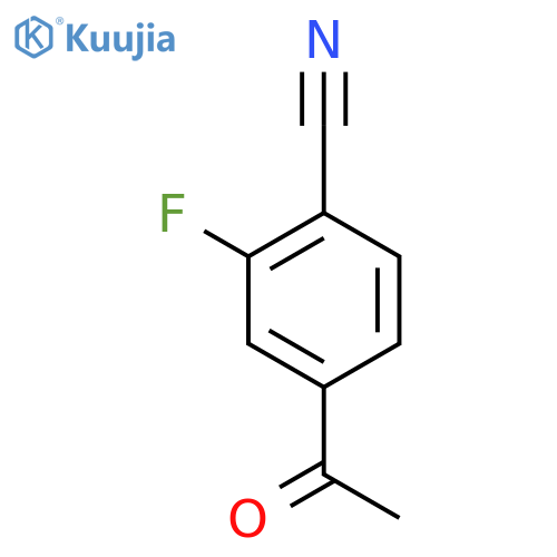 4-Acetyl-2-fluorobenzonitrile structure