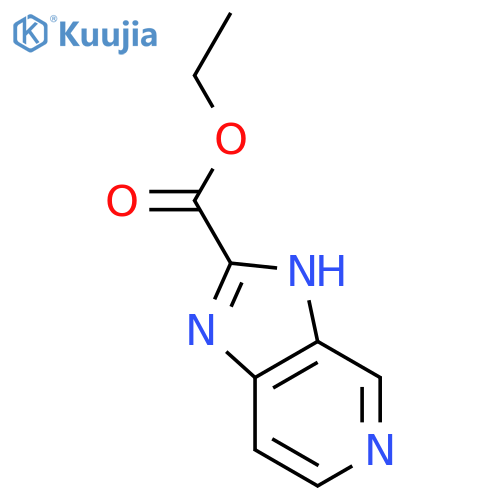 ethyl 3H-imidazo4,5-cpyridine-2-carboxylate structure